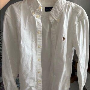 Ralph Lauren Women’s White Button-Down Shirt